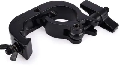 Produktbild von Riggatec Halbschellenhaken - Multi Clamp schwarz bis 250 kg (48 - 51 mm)