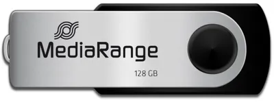 Obrázok produktu pre MediaRange USB-Stick 128GB USB 2.0 swivel swing