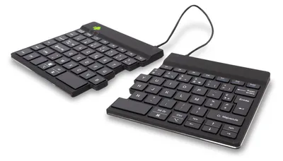 Imagen del producto de Teclado ergonómico R-Go, diseño dividido