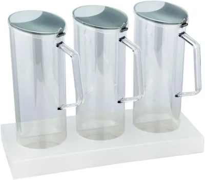 Produktbild von Cerealienspender 3 x 1,5 Liter aus Polycarbonat, 4-teilig