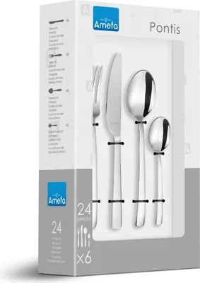 Zdjęcie produktu dla Amefa 24-częściowy zestaw sztućców PONTIS