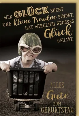 Produktbild von Geburtstag - Hipsta - Glückwunschkarte im Format 11,5 x 17 cm mit