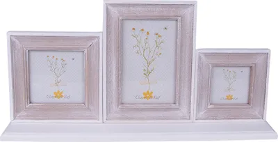 Immagine prodotto di Cornice Clayre & Eef 10x15 cm in legno bianco marrone