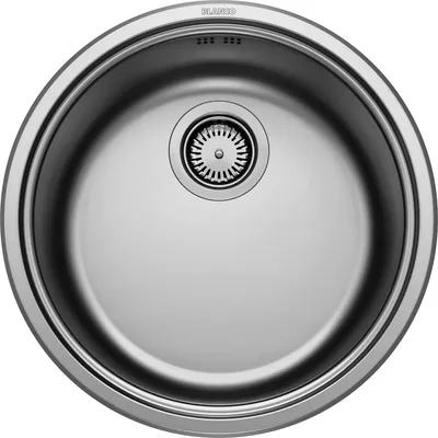 Produktbild von BLANCO RONDOSOL, Aufsatzwanne, Kreis, Edelstahl, Edelstahl, 1 Becken, Stainless steel