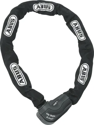 Produktbild von ABUS Kettenschloss Granit CityChain XPlus 1060 – Fahrradschloss aus gehärtetem Stahl – ABUS-Sicherheitslevel 15 – 110 cm – Schwarz