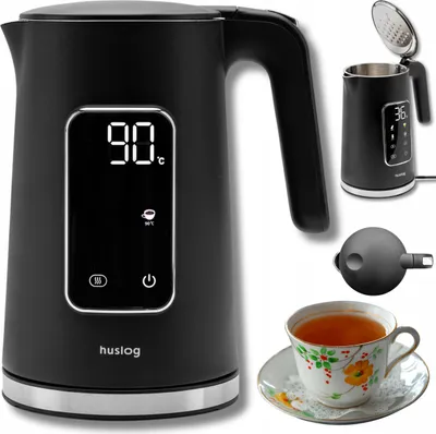 Produktbild von Schnurloser Elektrischer Wasserkocher 2200W, Touchscreen 1,7L, Regulierung 40-100°C
