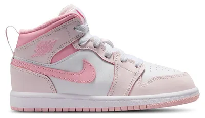 Zdjęcie produktu dla Jordan 1 Mid Pearl Pink White (rozmiar dla dzieci) - EU 35