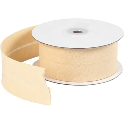 Produktbild von Creativ Company Schrägband, B: 36 mm, natur, 10 m 1 Rolle