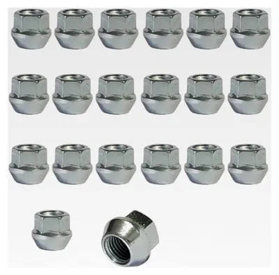 Produktbild von 20 Radmutter M12x1,5 60° Kegelbund Kurzkopf SW 17mm 20-