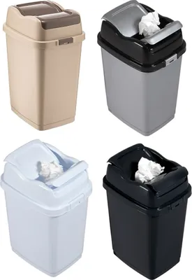 Produktbild von CZ koš odp. 5l EASY No.1 výkl. 2klap., 18,5x15x26,5cm