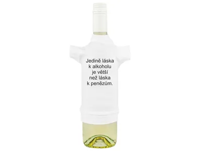 Obrázok produktu pre Tričko na fľašu Láska k alkoholu