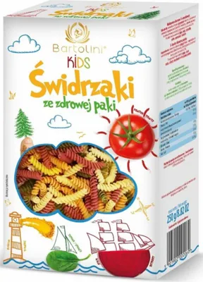 Obrázok produktu pre CESTOVINY (KRUPICE SO SUŠENOU ZELENINOU) PRE DETI ŚWIDRZAKI 250 g - BARTOLINI