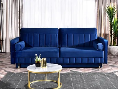 Produktbild von Schlafsofa KARELY – dunkelblau
