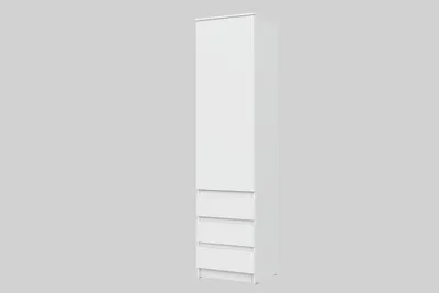 Obrázok produktu pre SKRÍŇA NA OBLEČENIE, biela, 50 x 203 x 43 cm