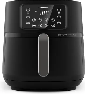 Obrázek produktu pro Philips 5000 series Fritéza Airfryer XXL řady HD9285/90 5000 connected, Horkovzdušná fritéza, 7,2 l, 1,4 kg, Rapid Air, 40 °C, 200 °C