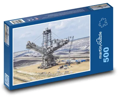 Produktbild von martinpuzzle - Puzzle 500 Teile - Kohleabbauturm