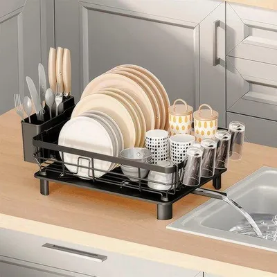 Produktbild von Metallischer Groß Küchenabzug mit Lekbak-Funktion, schwarz
