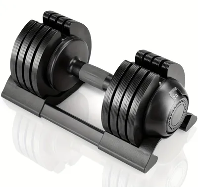Image de Haltères - Haltères réglables - Ensemble de haltères - Poids de musculation - Entraînement de force - 24 kg - Poignées antidérapantes