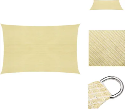 Produktbild von vidaXL Sonnensegel 160 g/m² Beige 3,5x4,5 m HDPE -  Sonnenschirme & Sonnenschutze