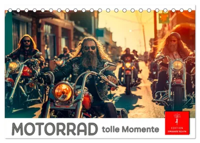 Produktbild von Motorrad tolle Momente (Tischkalender 2027 DIN A5 quer), CALVENDO Monatskalender