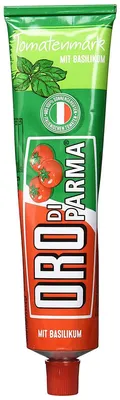 Obrázek produktu pro Rajčatové pyré Oro di Parma s bazalkou, dvakrát zahuštěné 200g
