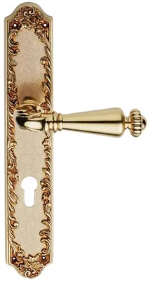 Produktbild von Casa Padrino Barock Türgriff Set Französisches Gold 14,5 x H. 30 cm - Barock Kollektion