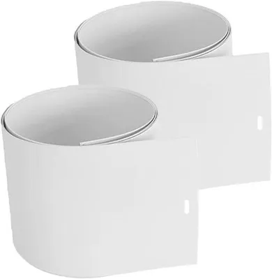 Imagen del producto de 2 piezas de láminas de plástico de repuesto para persianas, listones blancos