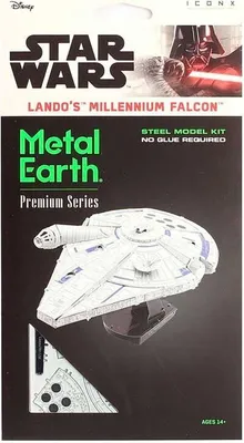 Produktbild von METAL EARTH 3D Puzzle Star Wars: Lando's Millennium Falcon (ICONX)