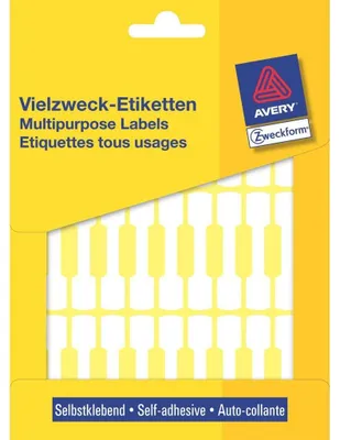 Produktbild von Preisetiketten Halterformat Preisschilder - 49 x 10 mm - Weiß - 930 Stück