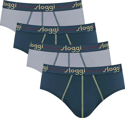Produktbild von sloggi Herren Midislip 4-Pack Start - MULTIPLE COLOURS 7 - Größe 4