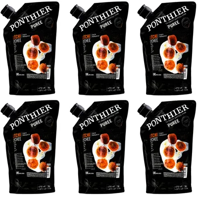 Produktbild von Ponthier LITSCHI PÜREE Lychee-Frucht-Püree 6x 1KG