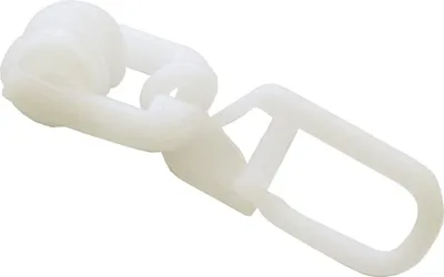 Produktbild von Gardinia T-Rollring mit Faltenlegehaken 20 Stück, weiß