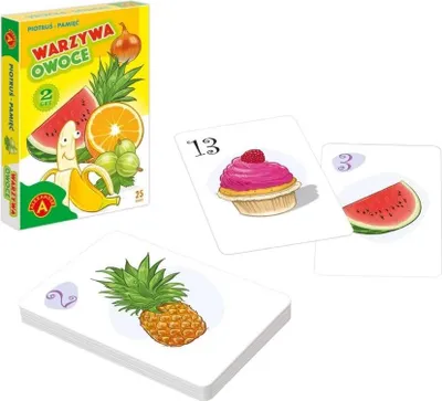 Obrázek produktu pro Hrací karty Peter & Memo Zelenina-Ovoce ALEXANDER 026122