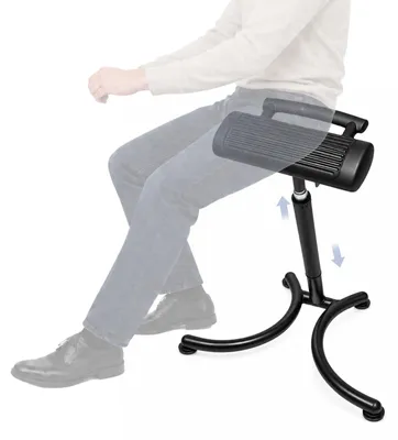 Obrázok produktu pre Stojacia stolička – výška nastaviteľná od 62 do 87 cm – nosnosť 150 kg