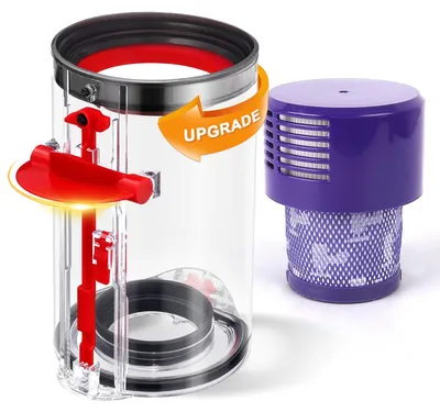 Staubbehälter für Dyson V10 SV12, 19,79 cm, mit HEPA-Filter
