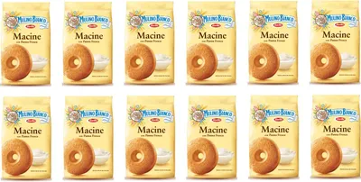 Produktbild von 12x Mulino Bianco Kekse Macine 350g Italien biscuits cookies kuchen brioche