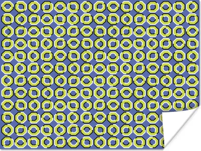 Produktbild von MuchoWow® Poster Optische Täuschung Achtecke 160x120 cm - Foto Plakat