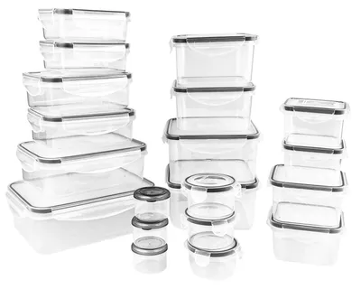 Luftdichte Lunchbox 1500 ml, transparent, wiederverwendbar