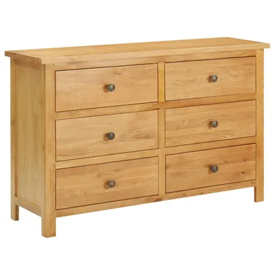 Obrázok produktu pre vidaXL Komoda 105x33,5x73 cm z dubového masívu