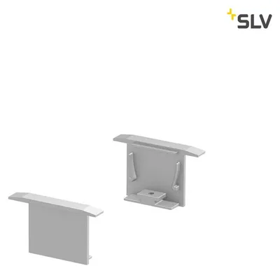 Image de Profilé d'encastrement Grazia 20 Embouts 2 pcs. Alu