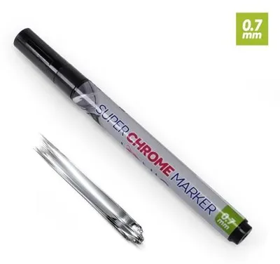 Productafbeelding van Ammo MIG IONIC-0577, chroomkleurige fineliner, 0,7 mm