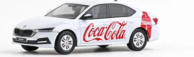 Produktbild von Skoda Octavia IV (2020) Coca-Cola weiß ABREX 1:43