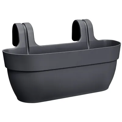 Produktbild von elho® Vibia campana easy Pflanzgefäß L Anthrazit zum Einhängen - Kunststoff