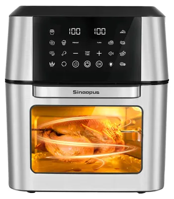 Image de Friteuse à air chaud, capacité de 13 litres,tactile intelligente, 1800W, modèle européen