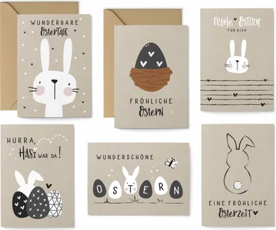 Produktbild von Postkarten für Ostern - Osterkarten Set "Kraft"