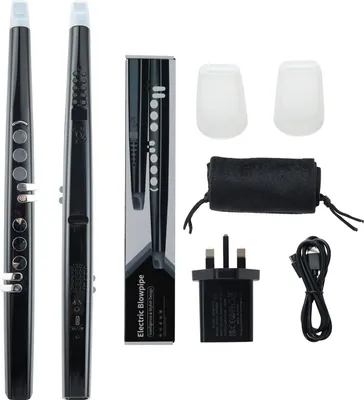 Immagine prodotto di Strumento elettronico a fiato COSTWAY, strumento a fiato con 13 note, 2 diteggiature e 3 livelli di sensibilità, EWI con connessione wireless e MIDI