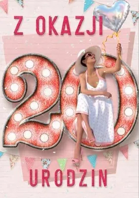 Produktbild von Geburtstagskarte „20. Geburtstag“ – Trend