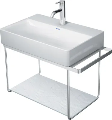 Produktbild von Duravit Duravit Metallkonsole DURASQUARE wandhängend f WT 235660 chr