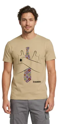 Produktbild von Spreadshirt Stromberg Berthold „Ernie“ Heisterkamp Kostüm Männer T-Shirt, XXL, Sandbeige