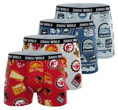 Obrázek produktu pro Boxerky pro děti, 100% bavlna, měkké, pohodlné a přírodní (balení 4 kusů)